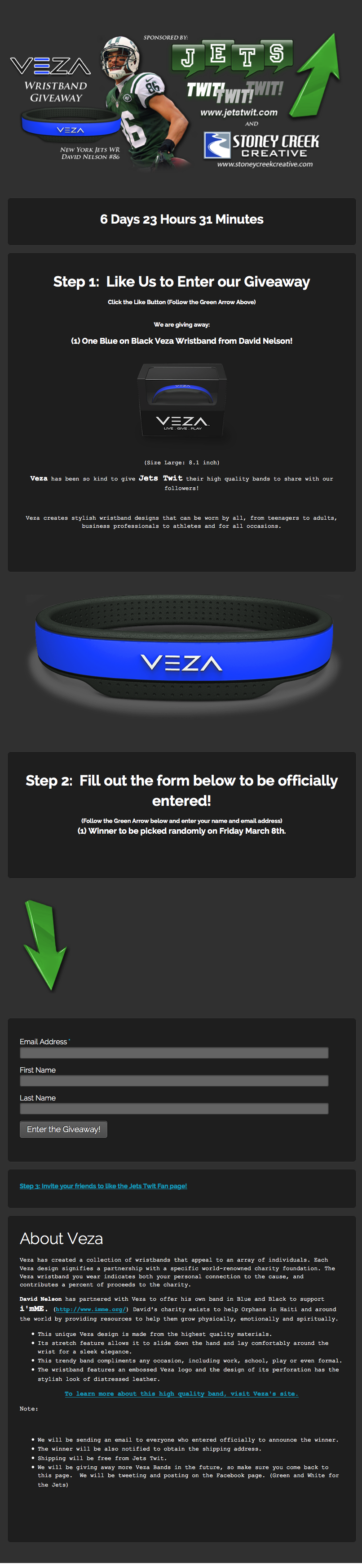 Veza-signup-giveaway